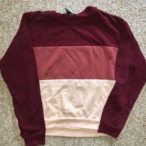 Forever 21 striped crew neck